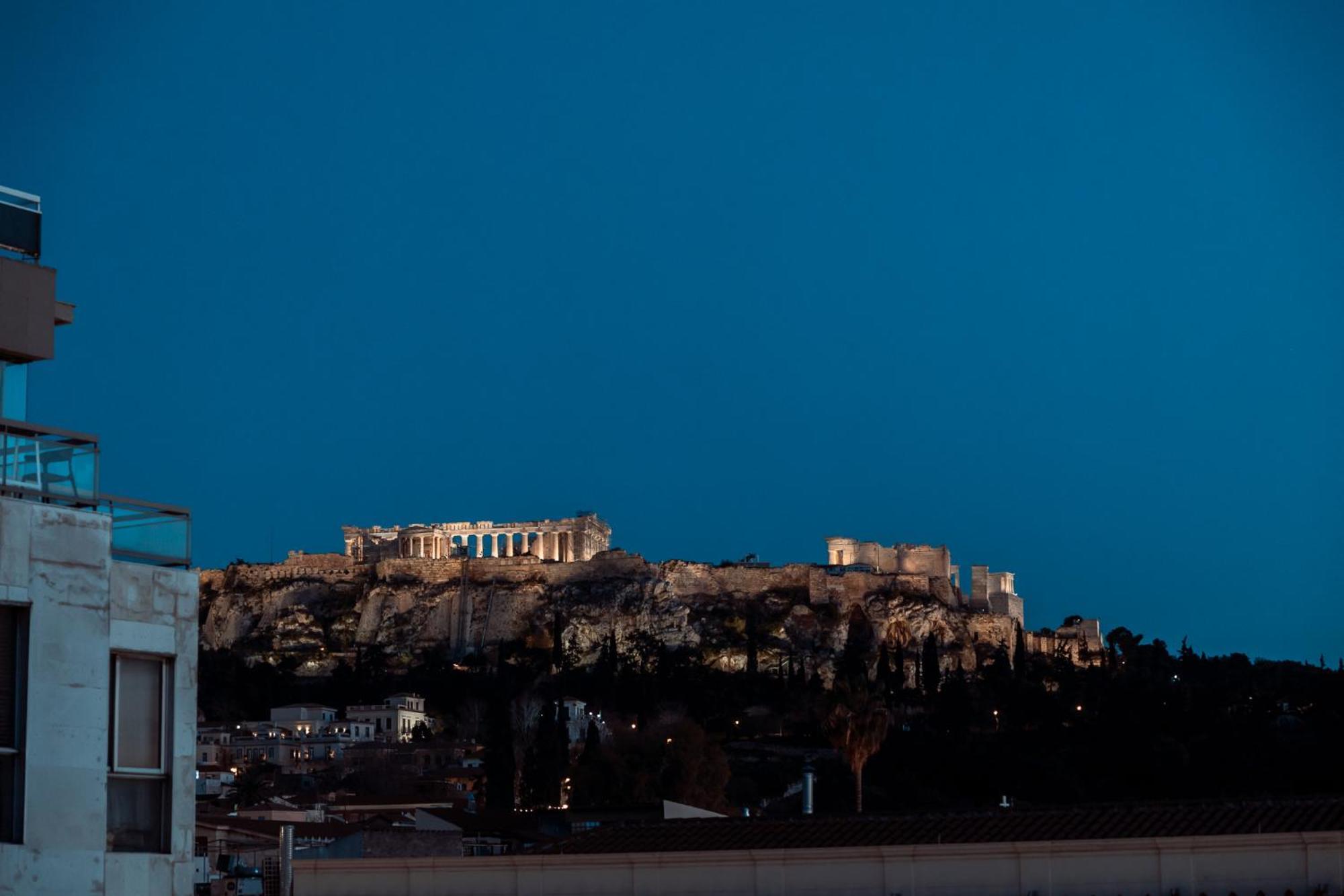 Parthenon Portrait Apartments Atena Exterior foto
