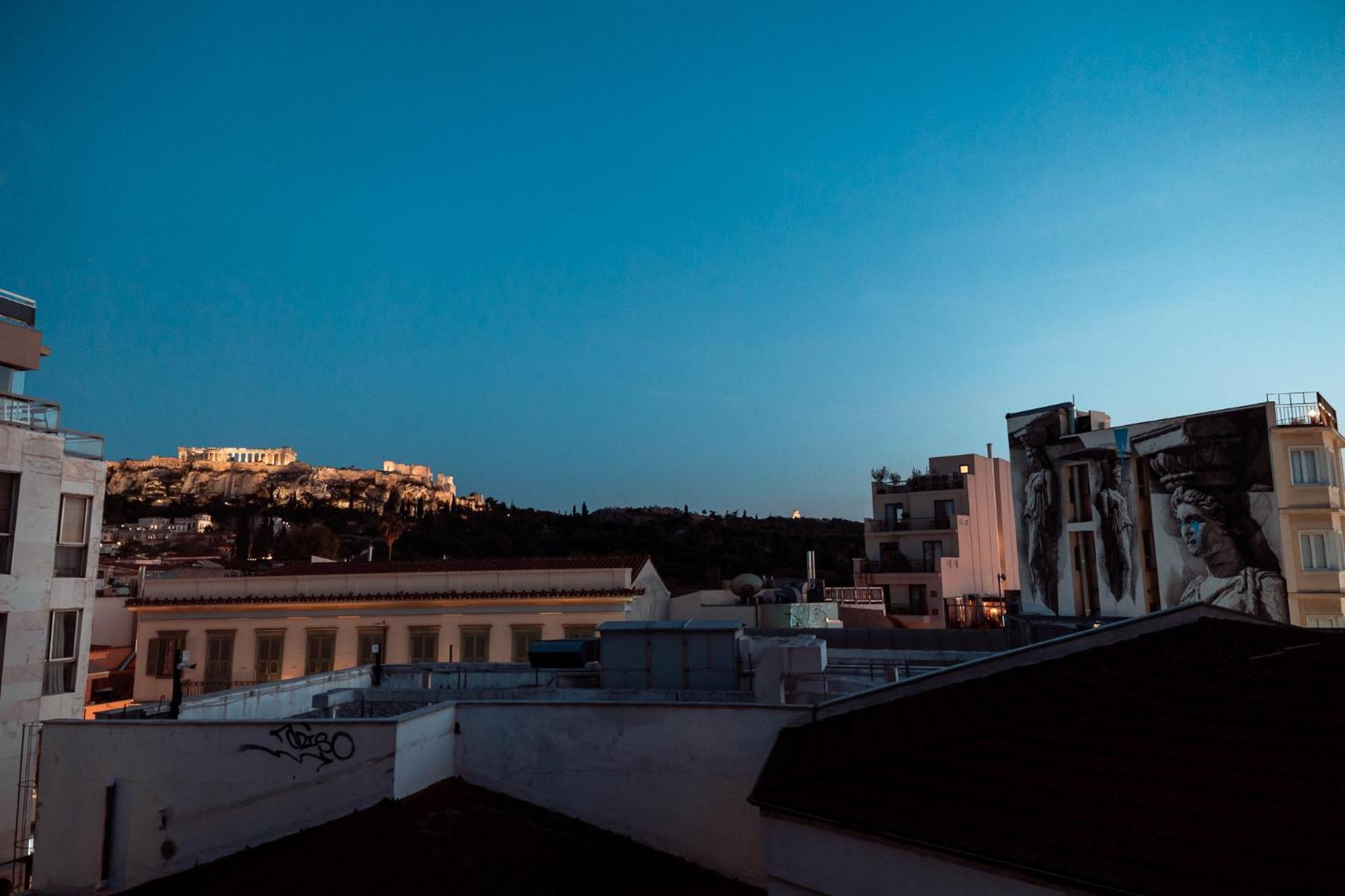 Parthenon Portrait Apartments Atena Exterior foto
