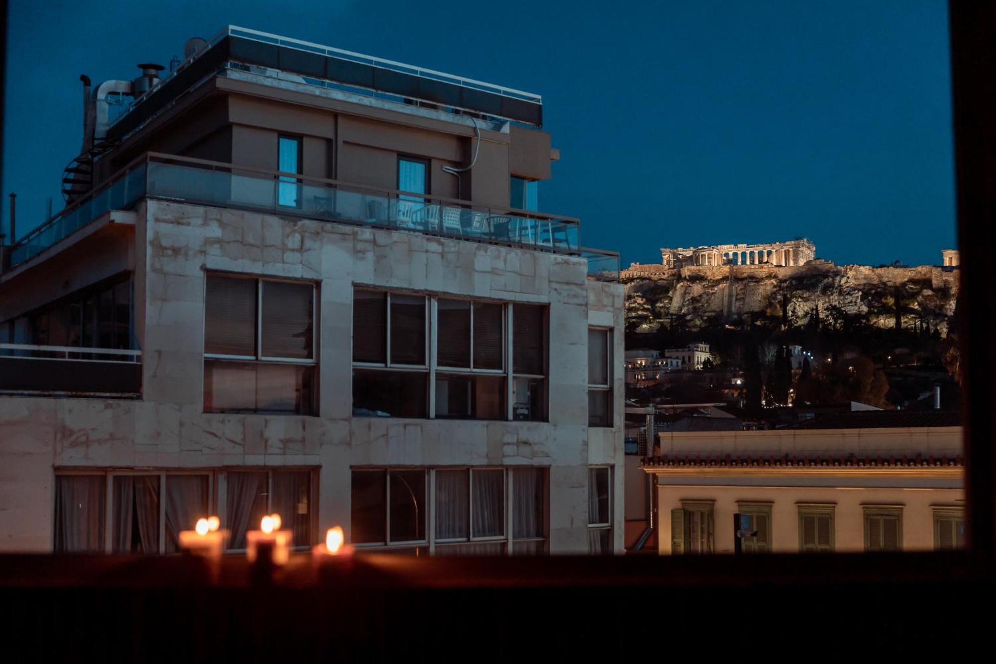 Parthenon Portrait Apartments Atena Exterior foto