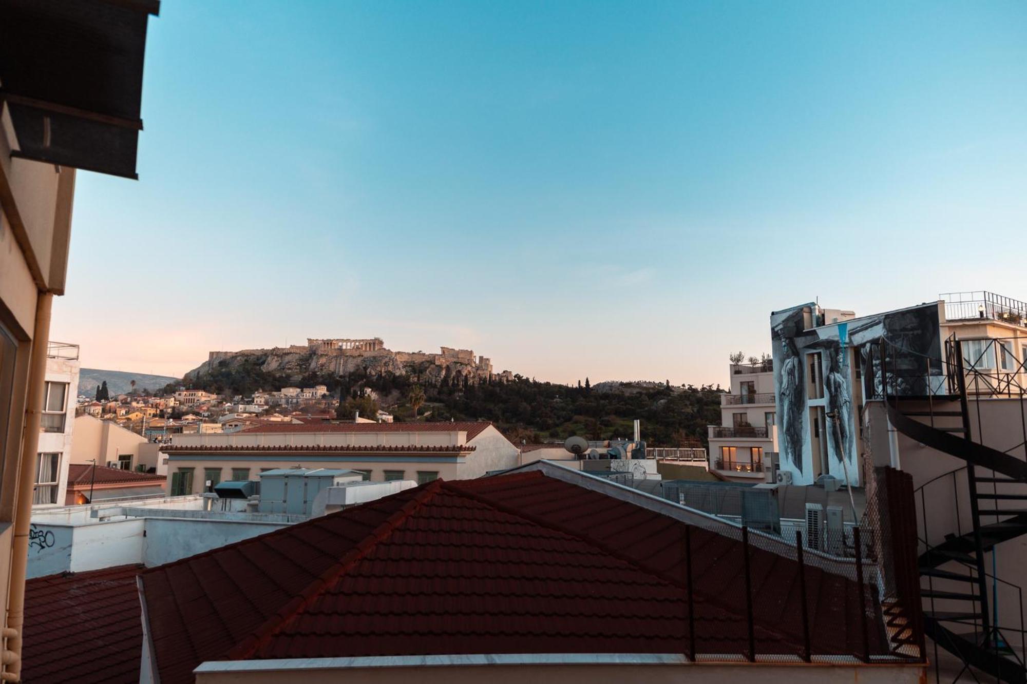 Parthenon Portrait Apartments Atena Exterior foto